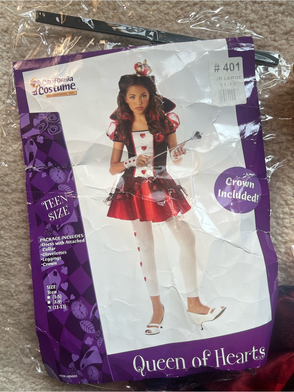 California Costumes Queen of Hearts Teen Large Costume